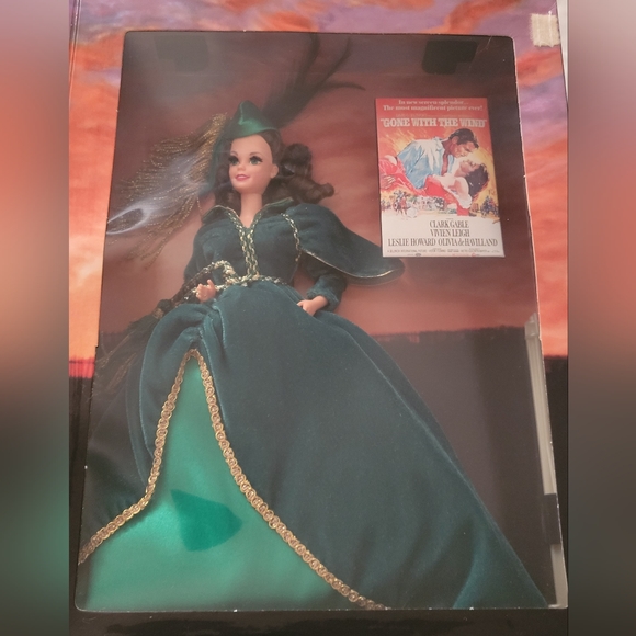 Hollywood Legends Collection Scarlett O'Hara Barbie 1994, NIB Vintage - Picture 3 of 9